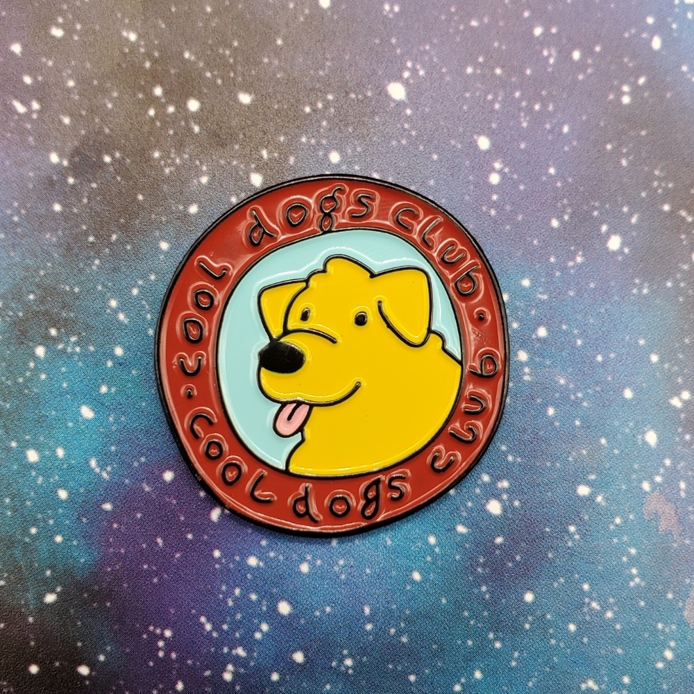 Cool Dog Club Enamel Pin